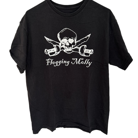 Flogging Molly Band Tour Graphic T-Shirt Size Large - Picture 1 of 3